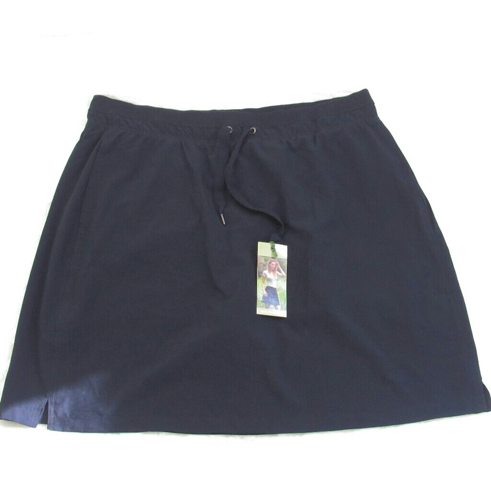 Green Tea Drawstring Active Woven Skort Sz XXL